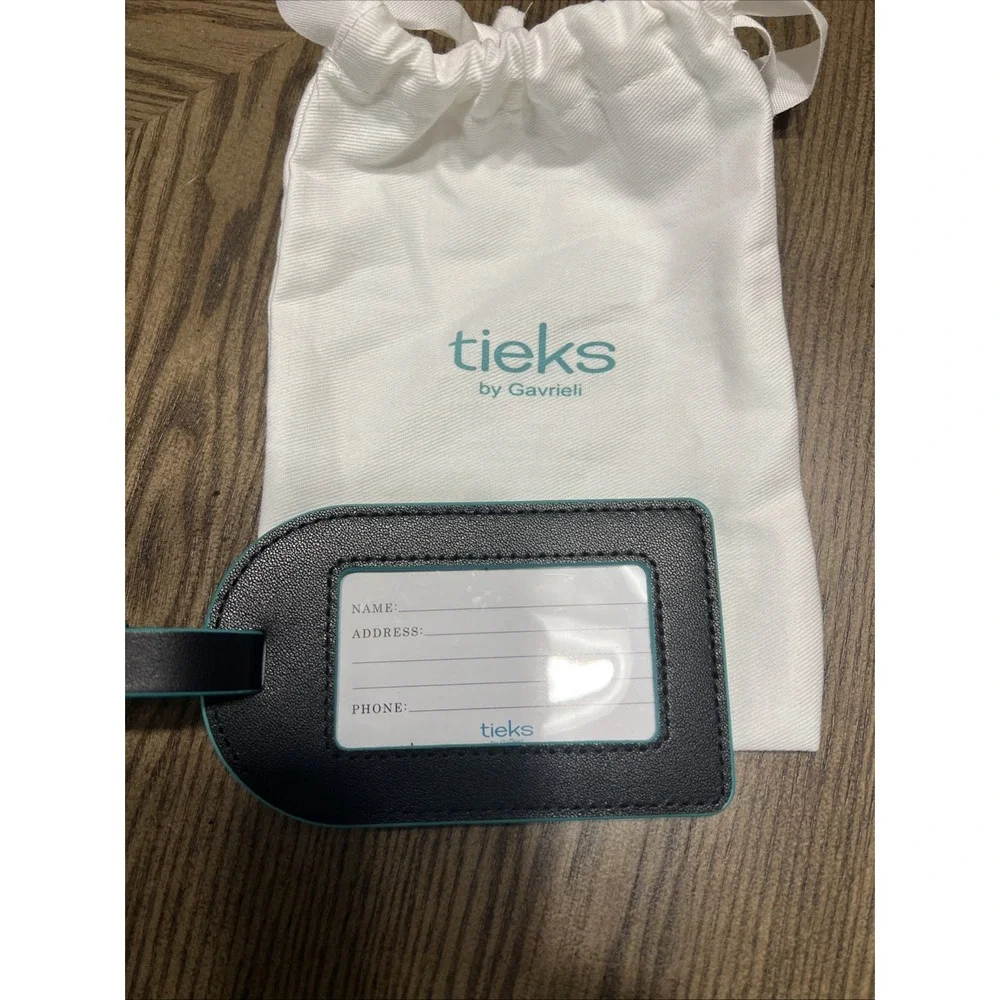 Tieks Black‎ Leather Luggage Tag from 2025 Advent Calendar